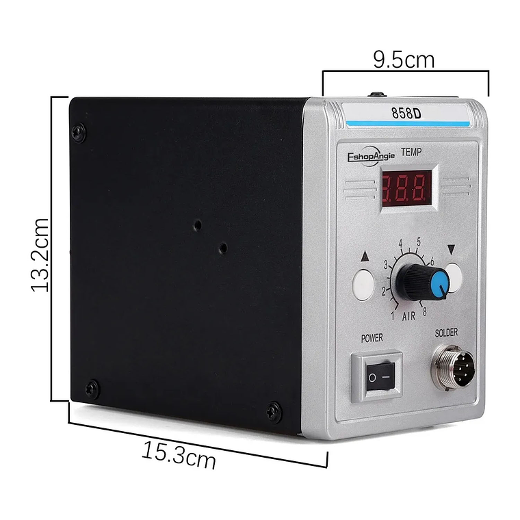 Estación De Soldadura 700w 858d Pistola De Aire Caliente 7