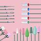 Juego Manicura Pedicura Broca Uña Cerámica Profesional 30pcs - Miniatura 4