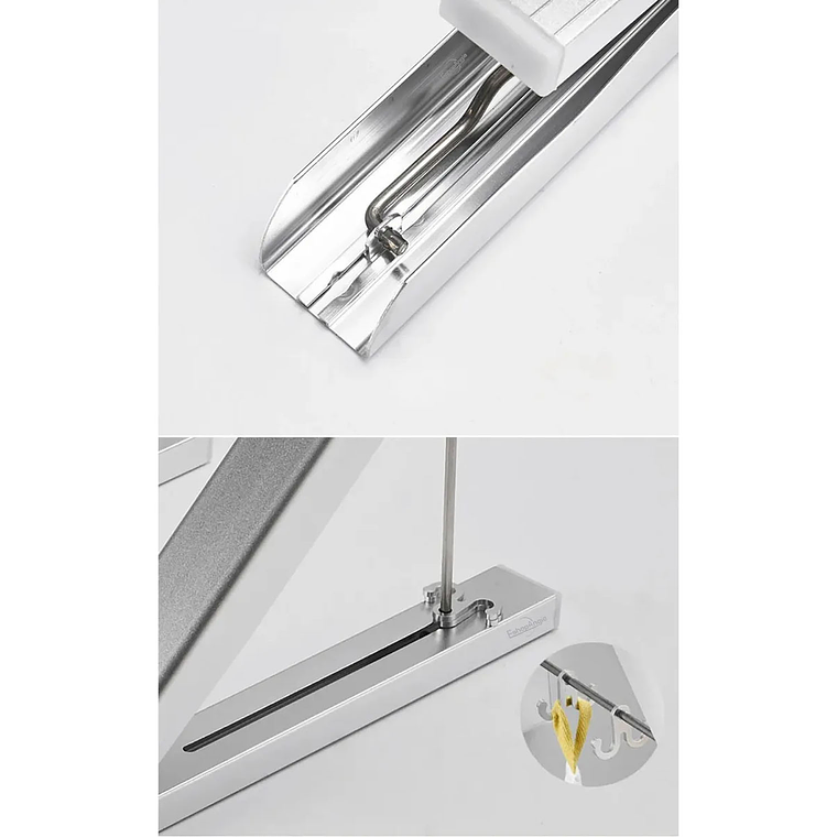 Colgador De Ropa Plegable Tendedero Retráctil Montado 5