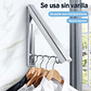 Colgador De Ropa Plegable Tendedero Retráctil Montado - Miniatura 2