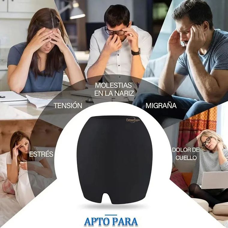 Antifaz Para Dormir Máscara Cubre Ojos Gel Frío Calor Gorro 7