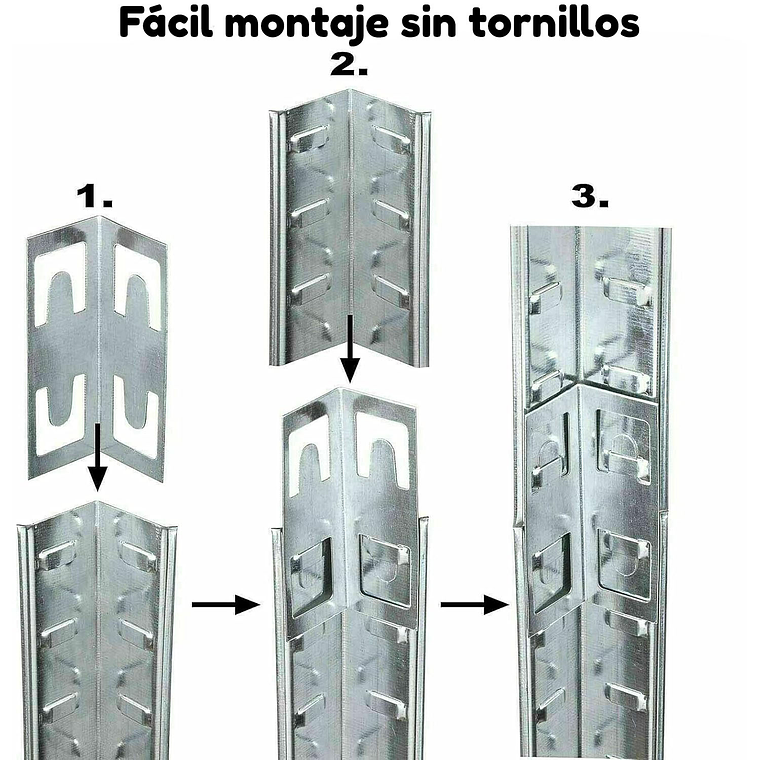 Estante Rack Metalico Galvanizado180 X 90 X 40 5 Niveles 5