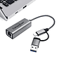 Adaptador Usb 3.0 Usb C A Rj45 Ethernet 10/100/1000mbps - Miniatura 1