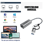 Adaptador Usb 3.0 Usb C A Rj45 Ethernet 10/100/1000mbps - Miniatura 5