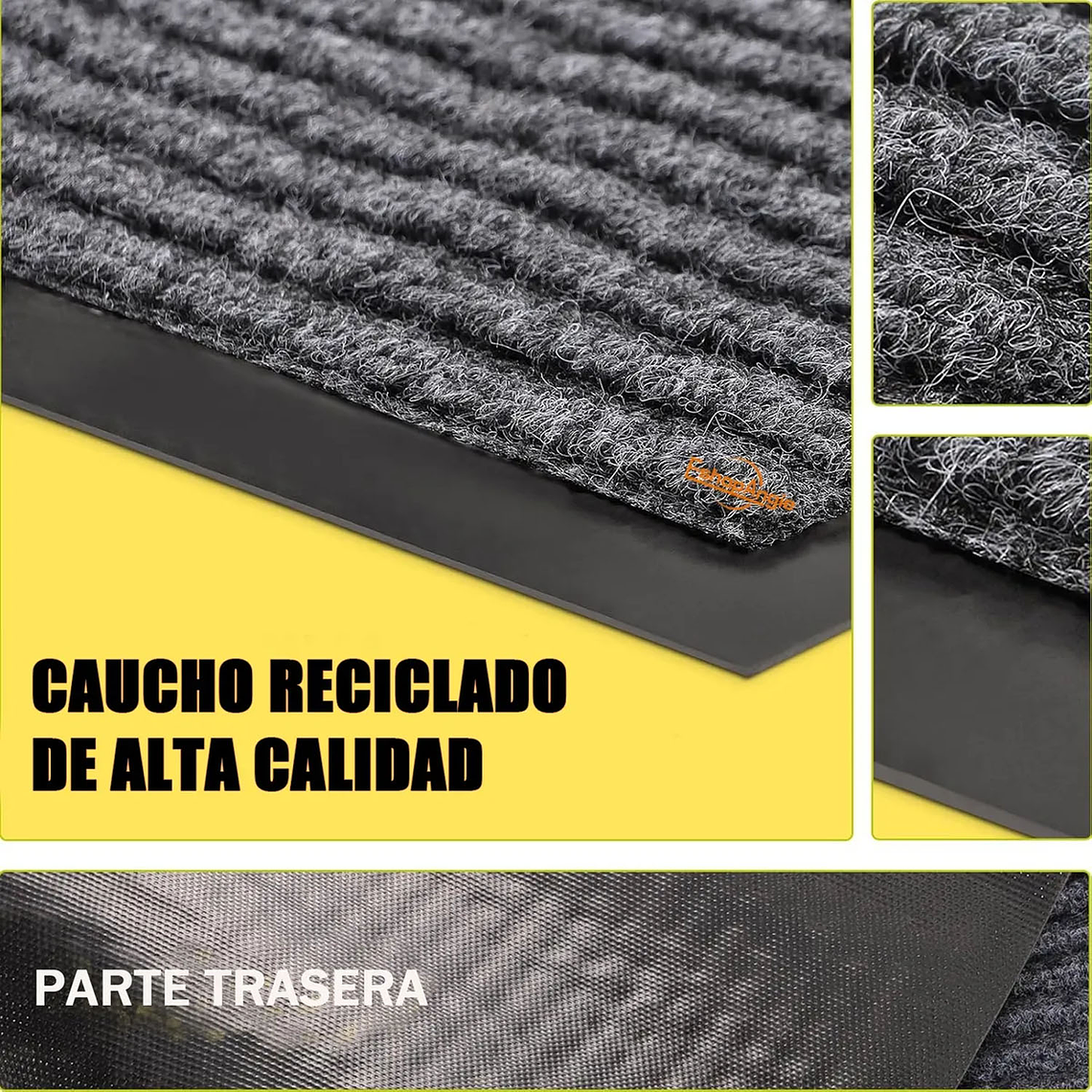 Alfombra Tapete Limpiapiés Para Entrada Exterior 60x40cm 5