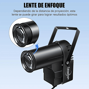 Luz Para Bola De Discoteca, Proyector De Espejo Rgb 15w Dmx