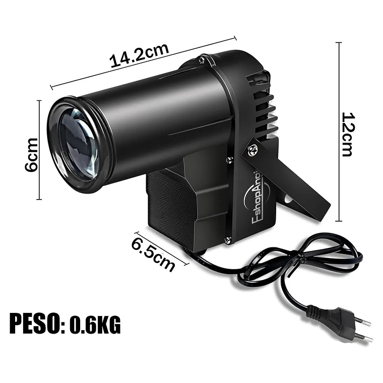 Luz Para Bola De Discoteca, Proyector De Espejo Rgb 15w Dmx 6