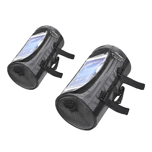 Kit 2 Bolso Bicicleta Portacelular Herramients Touch Alforja