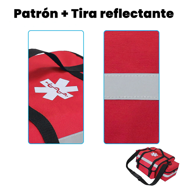 Maleta Botiquín Primeros Auxilios Mediano Paramédico 4