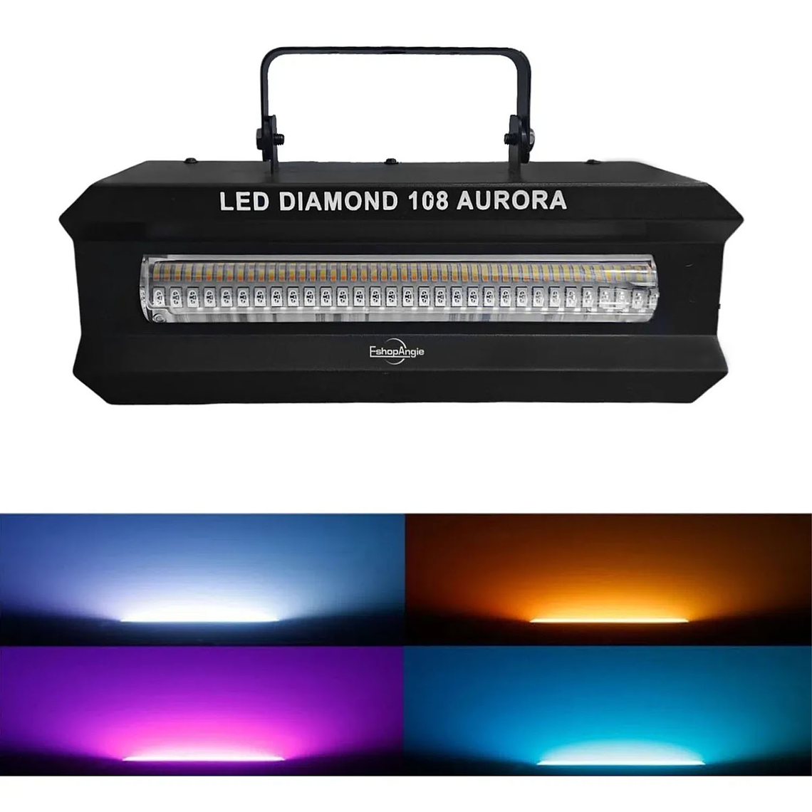 Luz Dmx Estroboscópica Led 130w Diamond 108 Led Discoteca 2