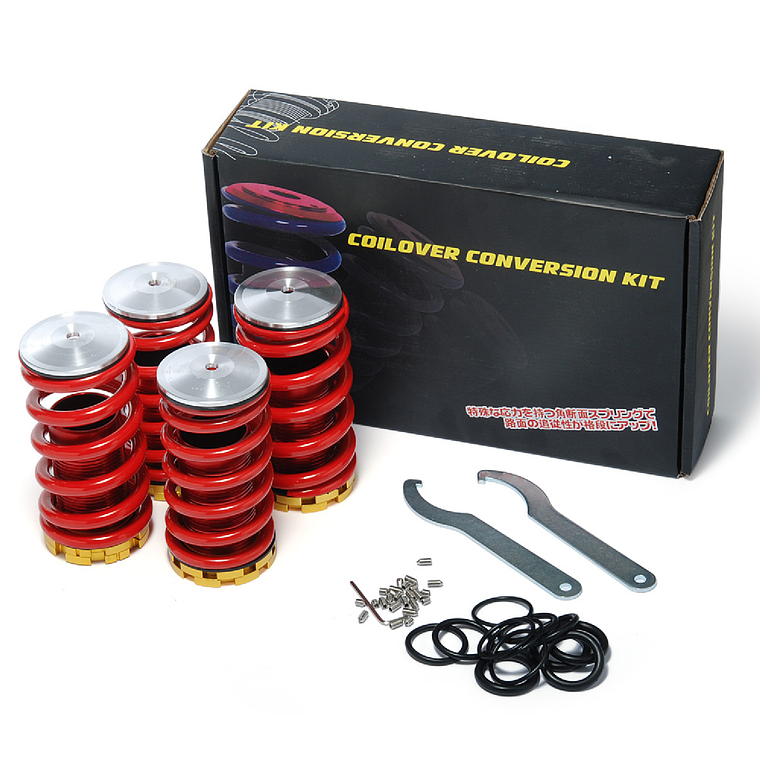 Kit Coilover Universal Suspensión Regulable Auto 4 Unidades 1