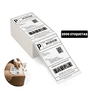 Etiquetas Termicas Adhesivas 100x150mm 2000 Unidades