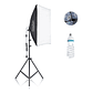 Kit De Iluminación Softbox Estudio De Fotografía + Ampolleta - Miniatura 1