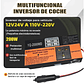 Inversor De Voltaje Auto Convertidor Corriente 200w 12v-220v - Miniatura 3