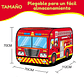 Carpa Infantil De Bombero Plegable Para Niños Niñas Verano - Miniatura 5
