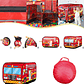 Carpa Infantil De Bombero Plegable Para Niños Niñas Verano - Miniatura 4