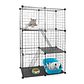 Jaula Corral Armable De 3 Niveles Para Mascotas 24 Paneles - Miniatura 1