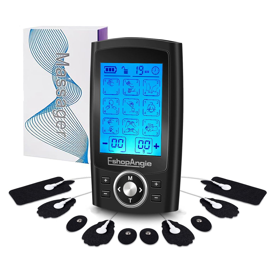 Tens Electroestimulador Muscular Electroterapia 36 Modos 1