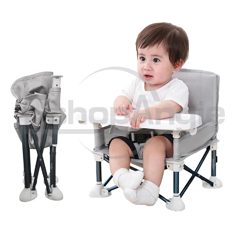 Silla Comedor Portátil Silla Bebes Niños Asiento Plegable 3