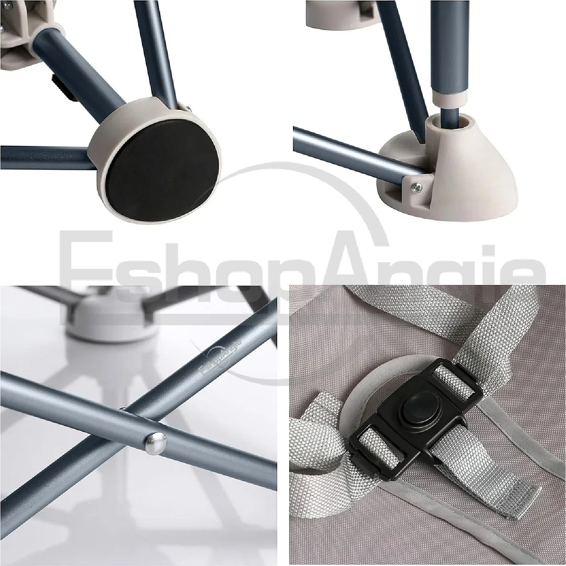 Silla Comedor Portátil Silla Bebes Niños Asiento Plegable 5