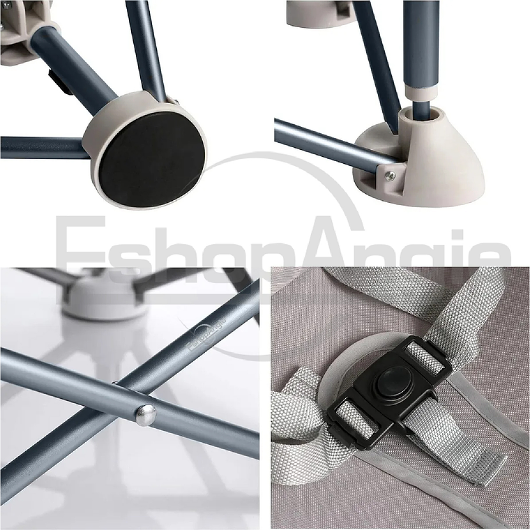 Silla Comedor Portátil Silla Bebes Niños Asiento Plegable 5