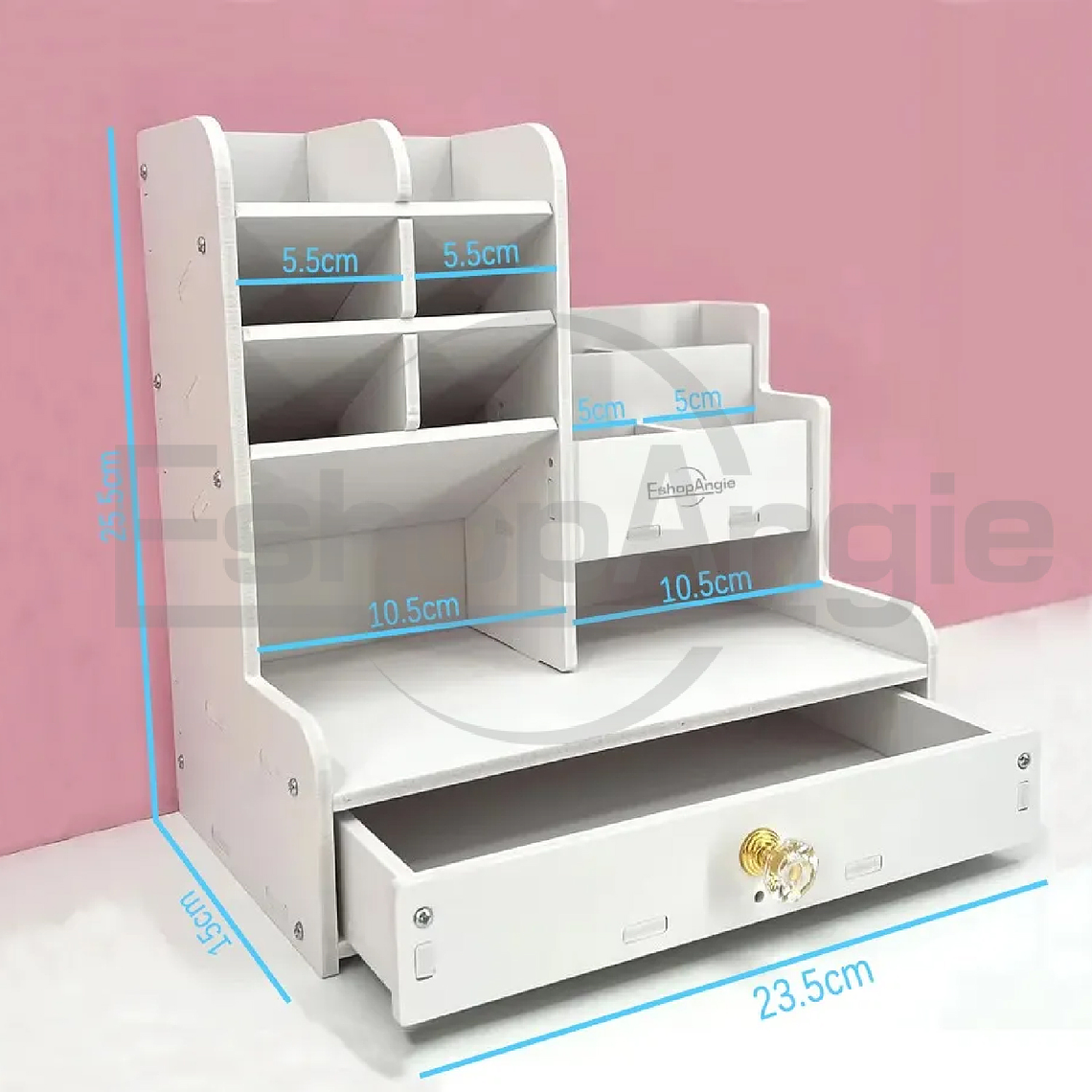 Organizador Portalápices De Escritorio Oficina Con Cajón 5