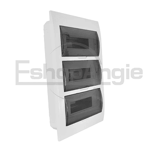 Tablero Eléctrico Embutido 36 Módulos Puerta Transparente