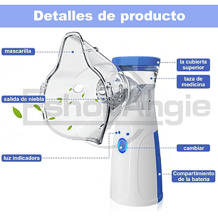 Nebulizador Portátil Niños Adultos Inhalador Usb