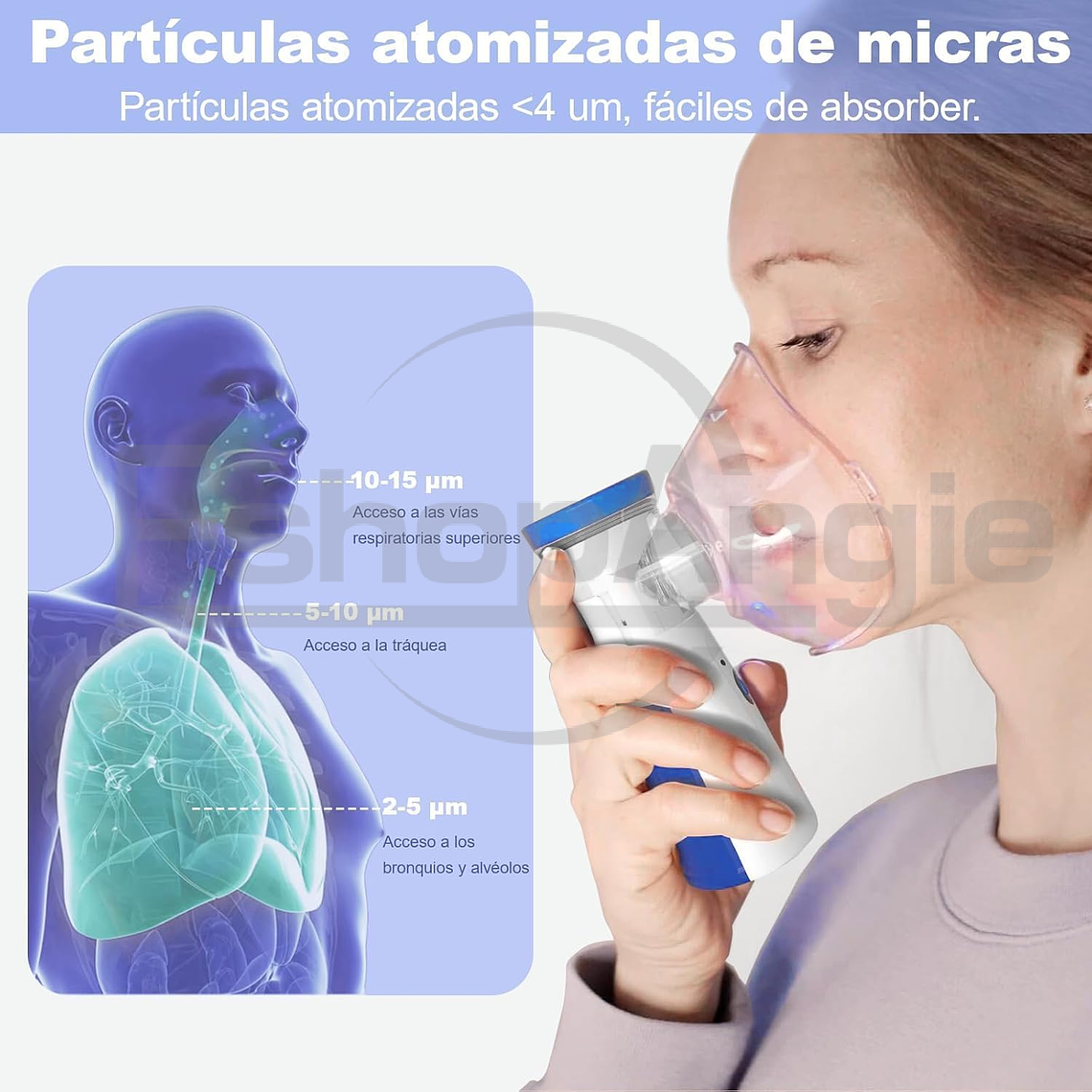 Nebulizador Portátil Niños Adultos Inhalador Usb 3