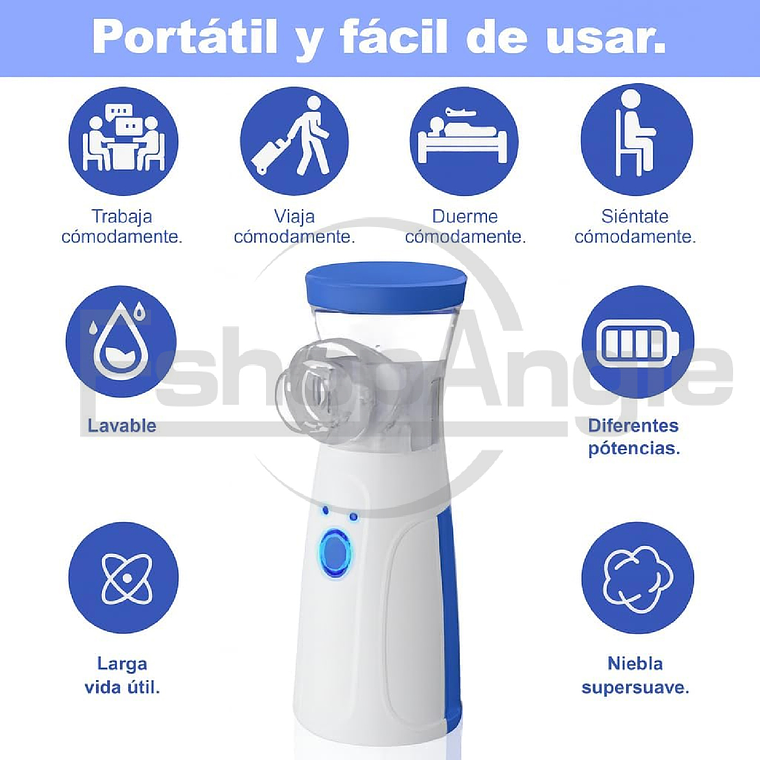 Nebulizador Portátil Niños Adultos Inhalador Usb 4