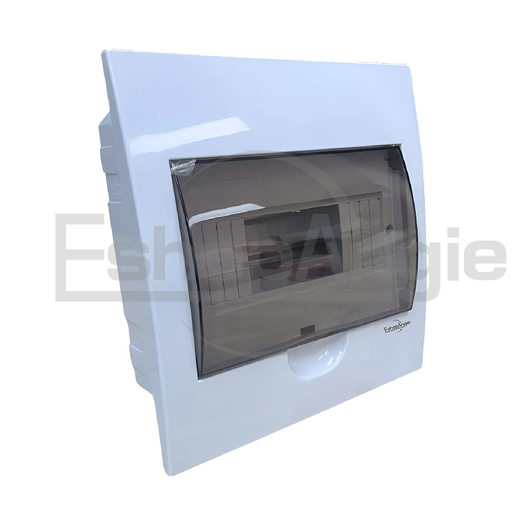 Tablero Electrico Ip41 Embutido 8 modulos Puerta Transparente 1