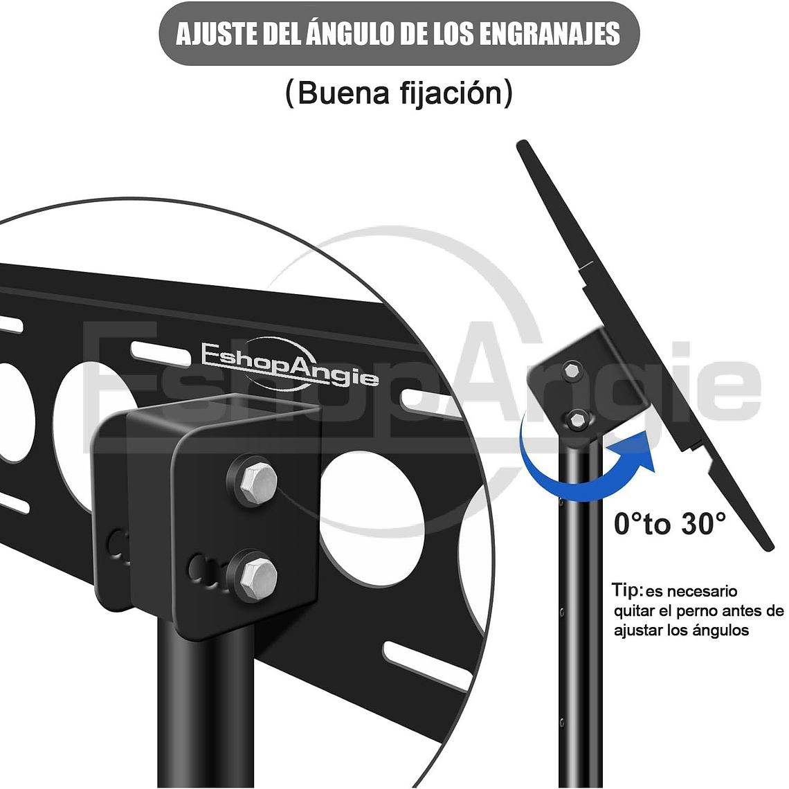 Base Trípode Pedestal Tv Ajustable De 32 A 55 Pulgadas 3
