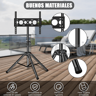 Base Trípode Pedestal Tv Ajustable De 32 A 55 Pulgadas