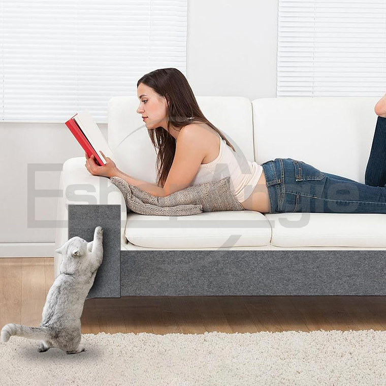 Autoadhesivo Rascador De Gatos P/ Esquina Y Pared 30×200cm 2