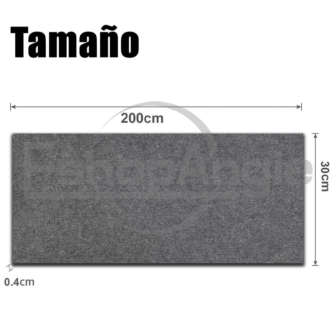 Autoadhesivo Rascador De Gatos P/ Esquina Y Pared 30×200cm 6