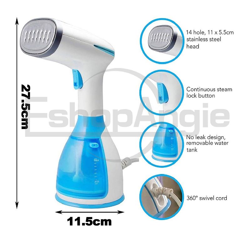 Planchas De Vapor Portátil Vertical 1500w 280ml 5