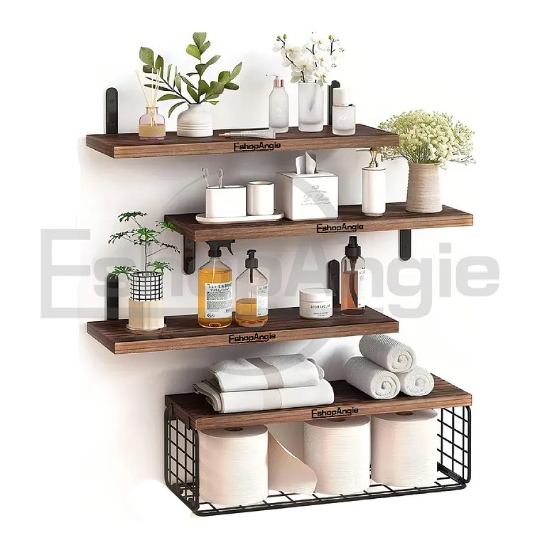 Repisas Estantes Flotantes De Madera Modernas 1