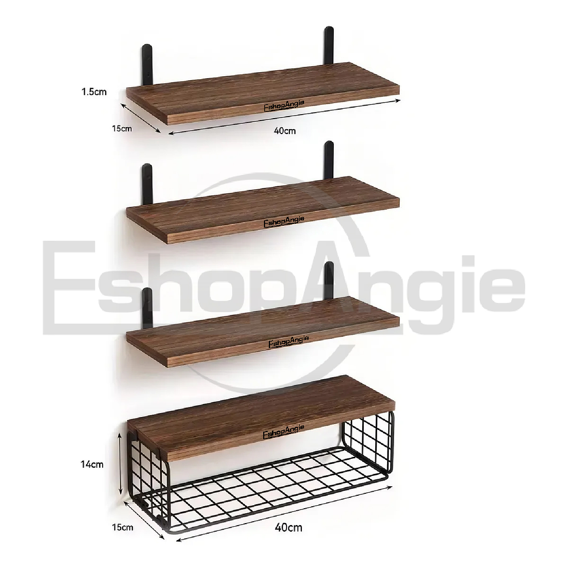 Repisas Estantes Flotantes De Madera Modernas 4