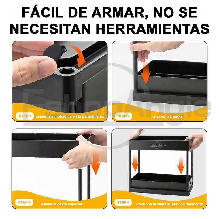 Organizador De Cocina Estante De Almacenamiento De 2 Niveles 4