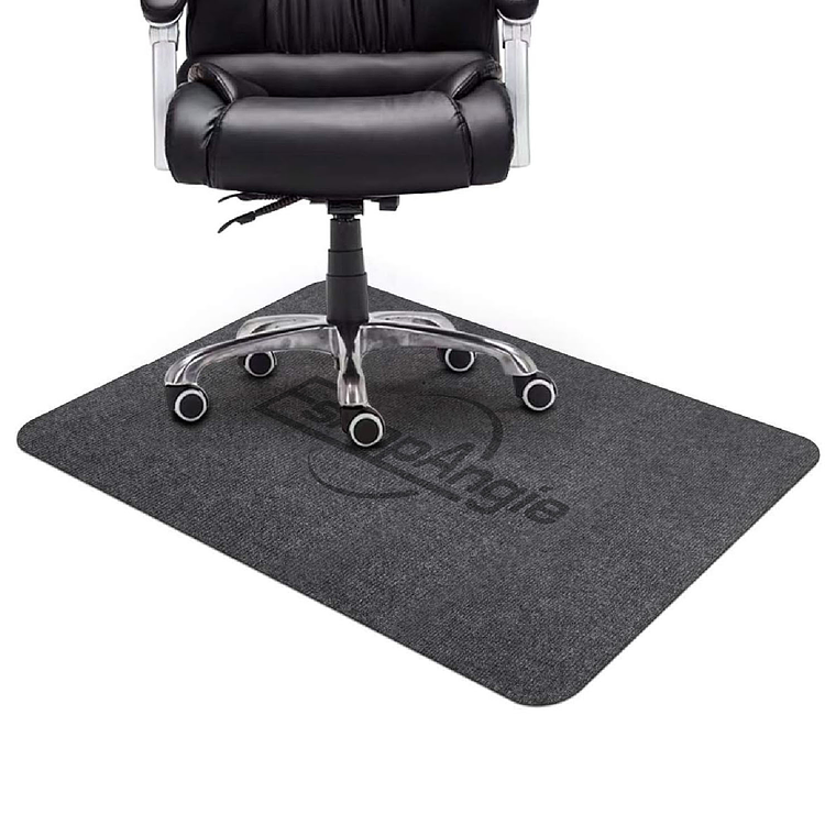 Alfombrilla Antideslizante Para Silla De Oficina 120x90cm Negro 1
