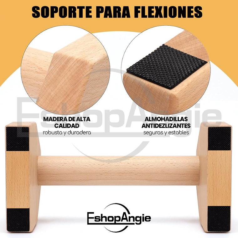 Mini Paralelas De Madera Calistenia Fitness Barra 2