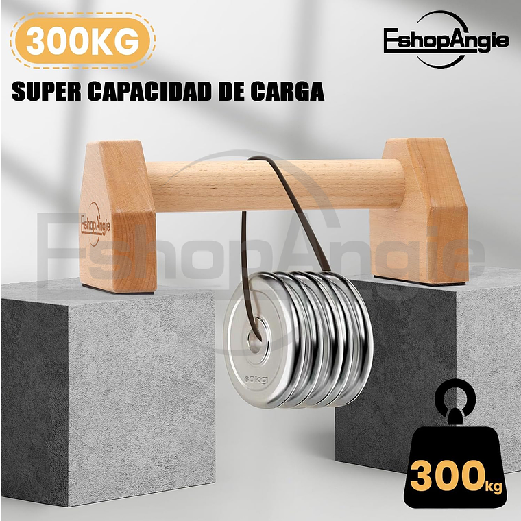 Mini Paralelas De Madera Calistenia Fitness Barra 3