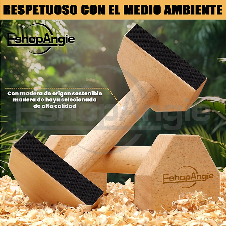 Mini Paralelas De Madera Calistenia Fitness Barra 4