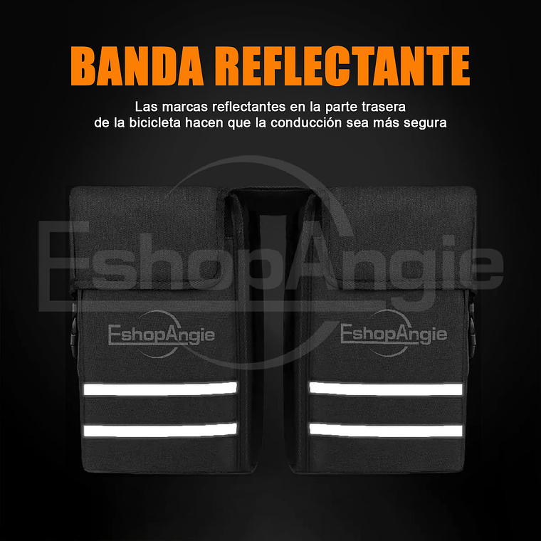 Alforja Para Bicicleta Bolso Doble Capacidad 25 Litros 3