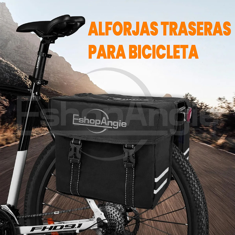 Alforja Para Bicicleta Bolso Doble Capacidad 25 Litros 2