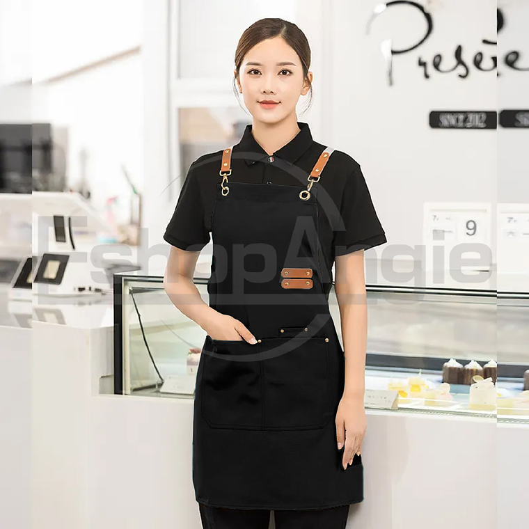 Delantal Clásica Impermeable Perchera Restaurant 2