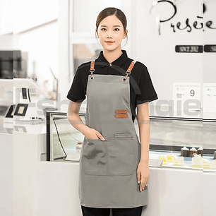 Delantal Clásica Impermeable Perchera Restaurant
