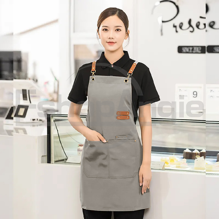 Delantal Clásica Impermeable Perchera Restaurant 1