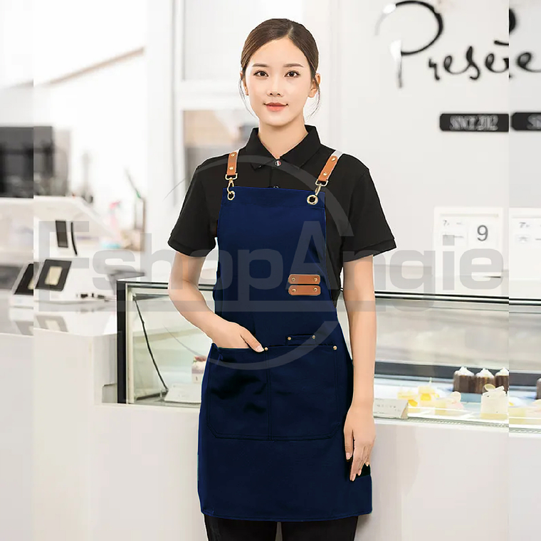 Delantal Clásica Impermeable Perchera Restaurant 3