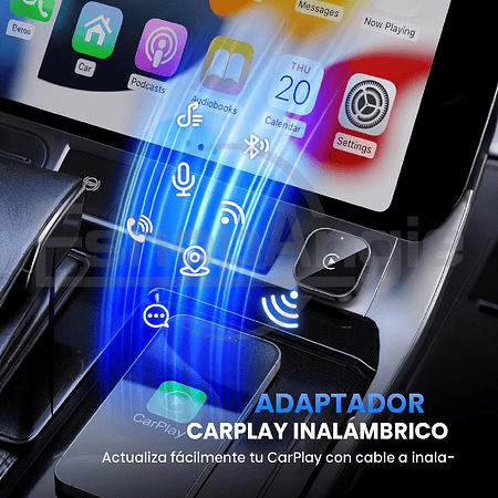 Adaptador Automático Inalámbrico 2 En 1 Para Carplay/android